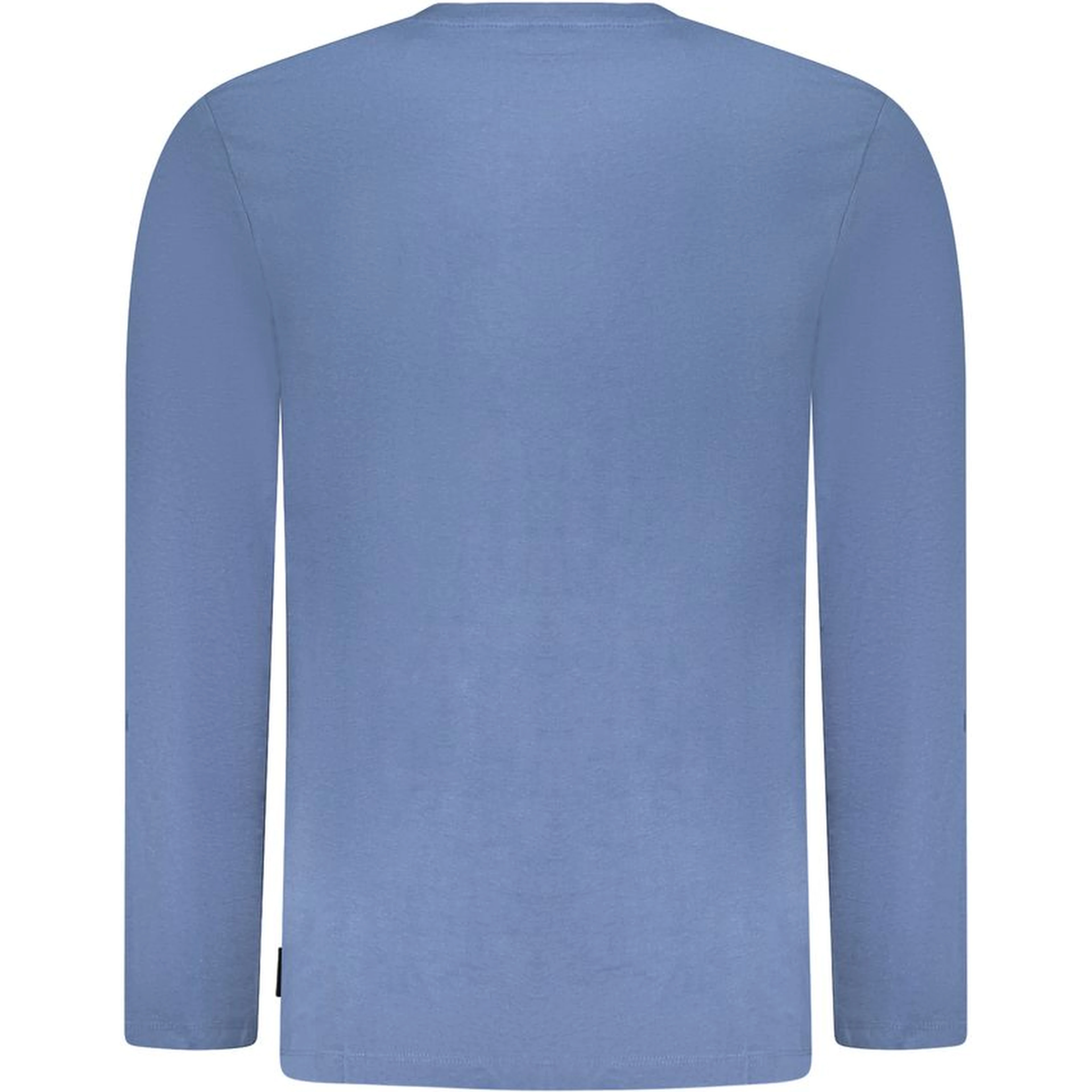 Blue Cotton Men's T-Shirt