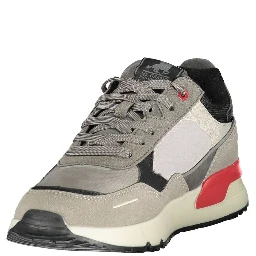 Grigio Polyurethane Men Sneaker