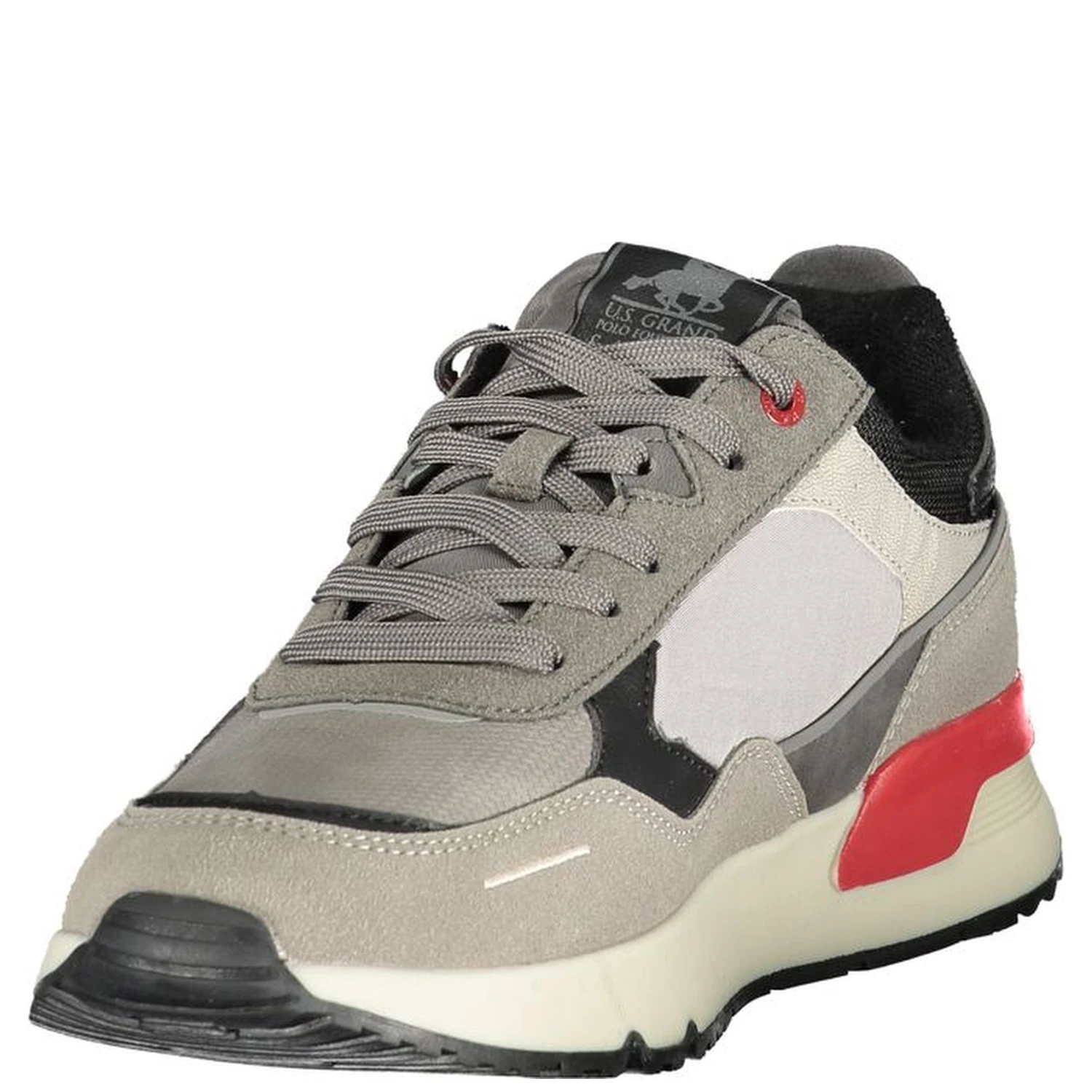 Grigio Polyurethane Men Sneaker
