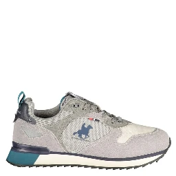 Grigio Polyurethane Men Sneaker