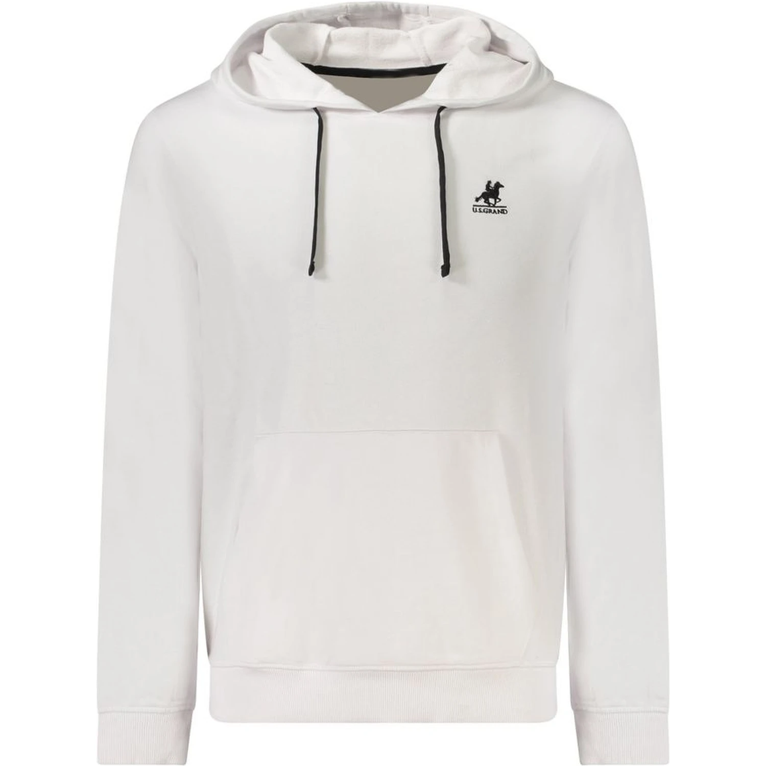 White Cotton Men Sweatshirt