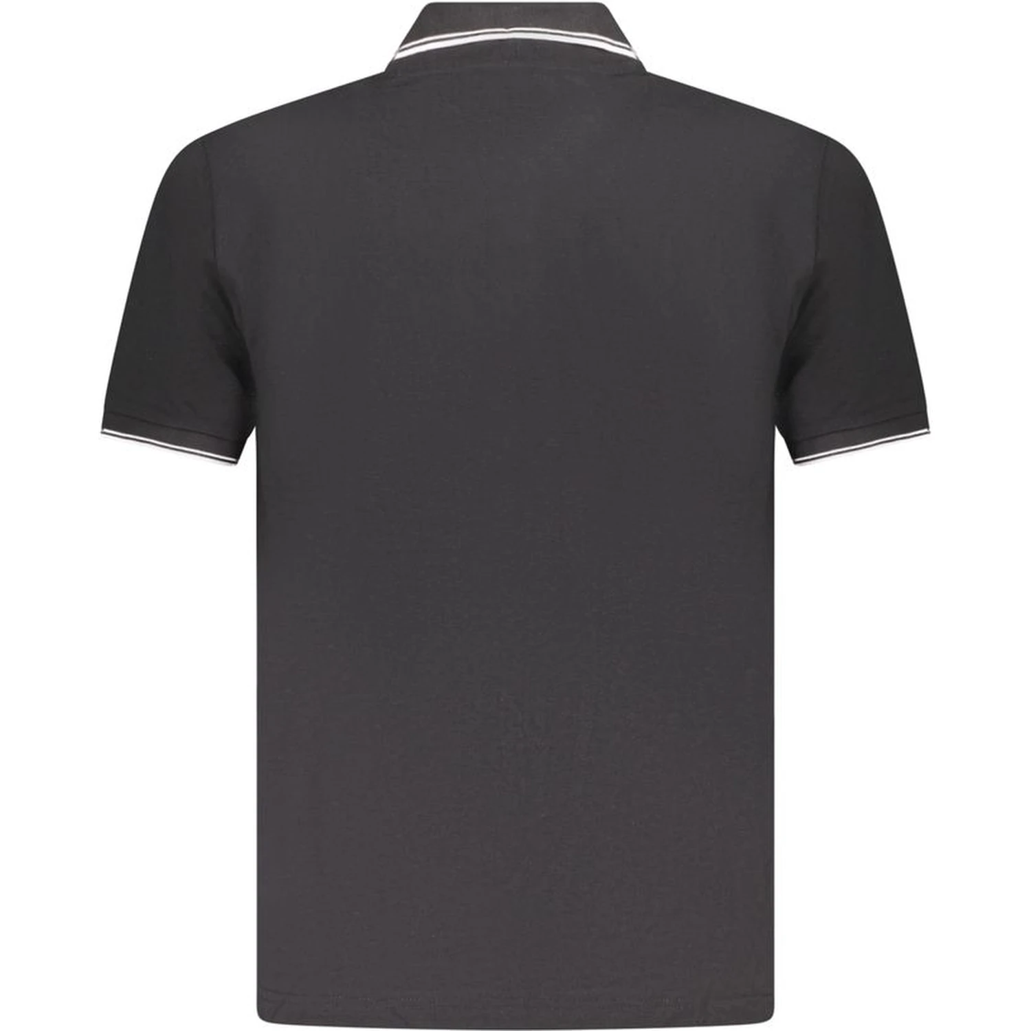 Black Cotton Men's Polo Shirt