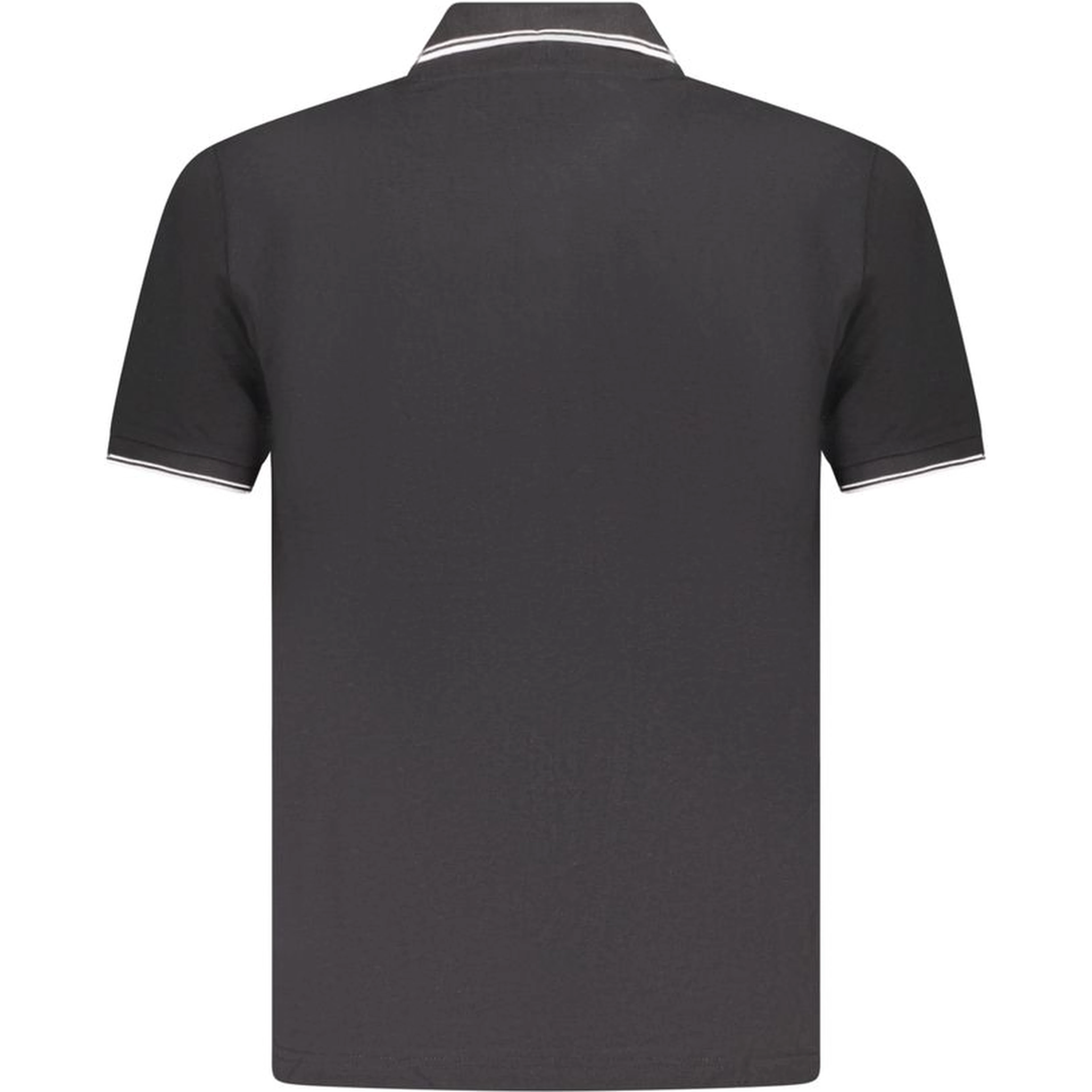 Black Cotton Men's Polo Shirt