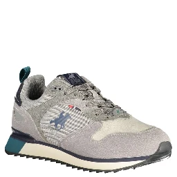 Grigio Polyurethane Men Sneaker