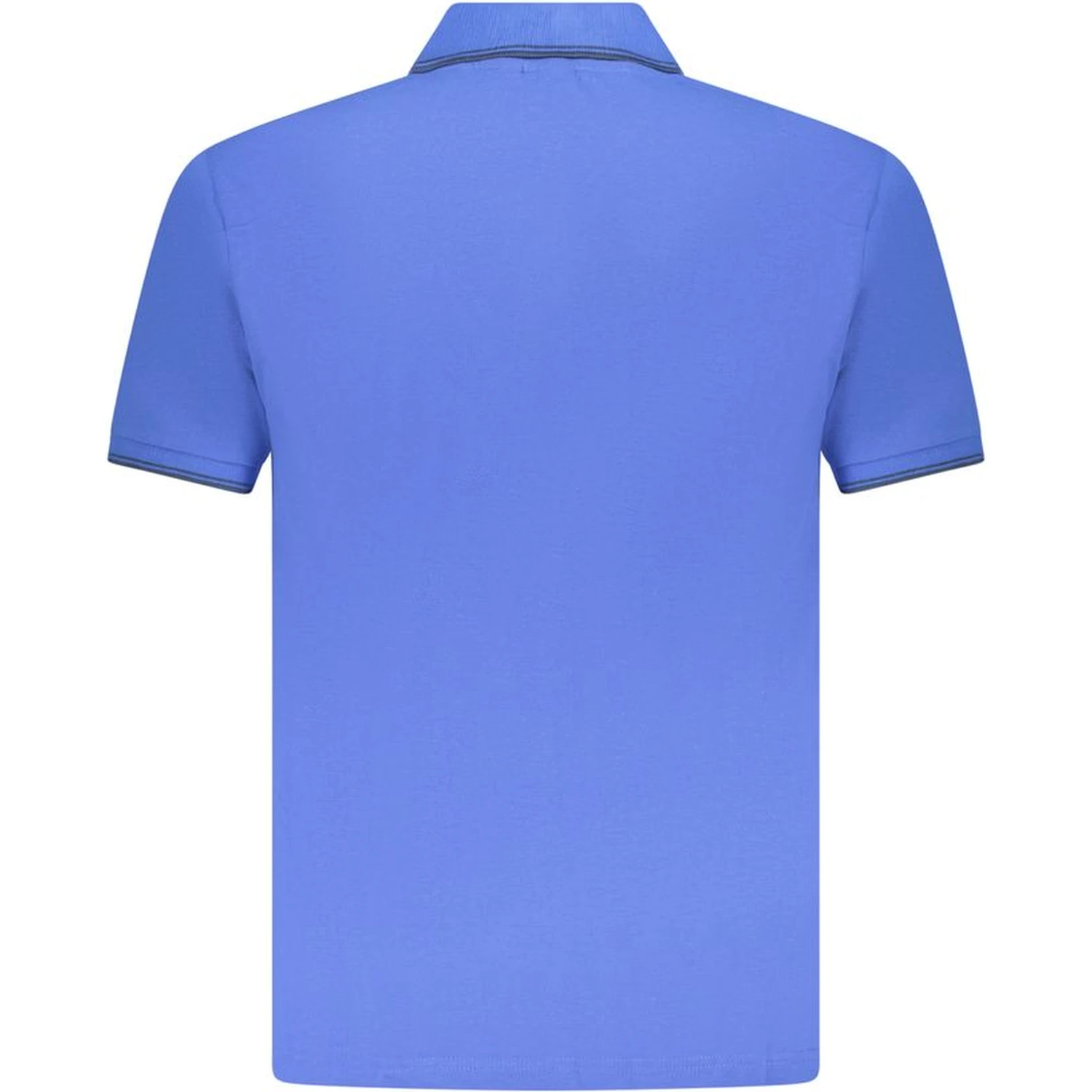 Blue Cotton Mens Polo Shirt