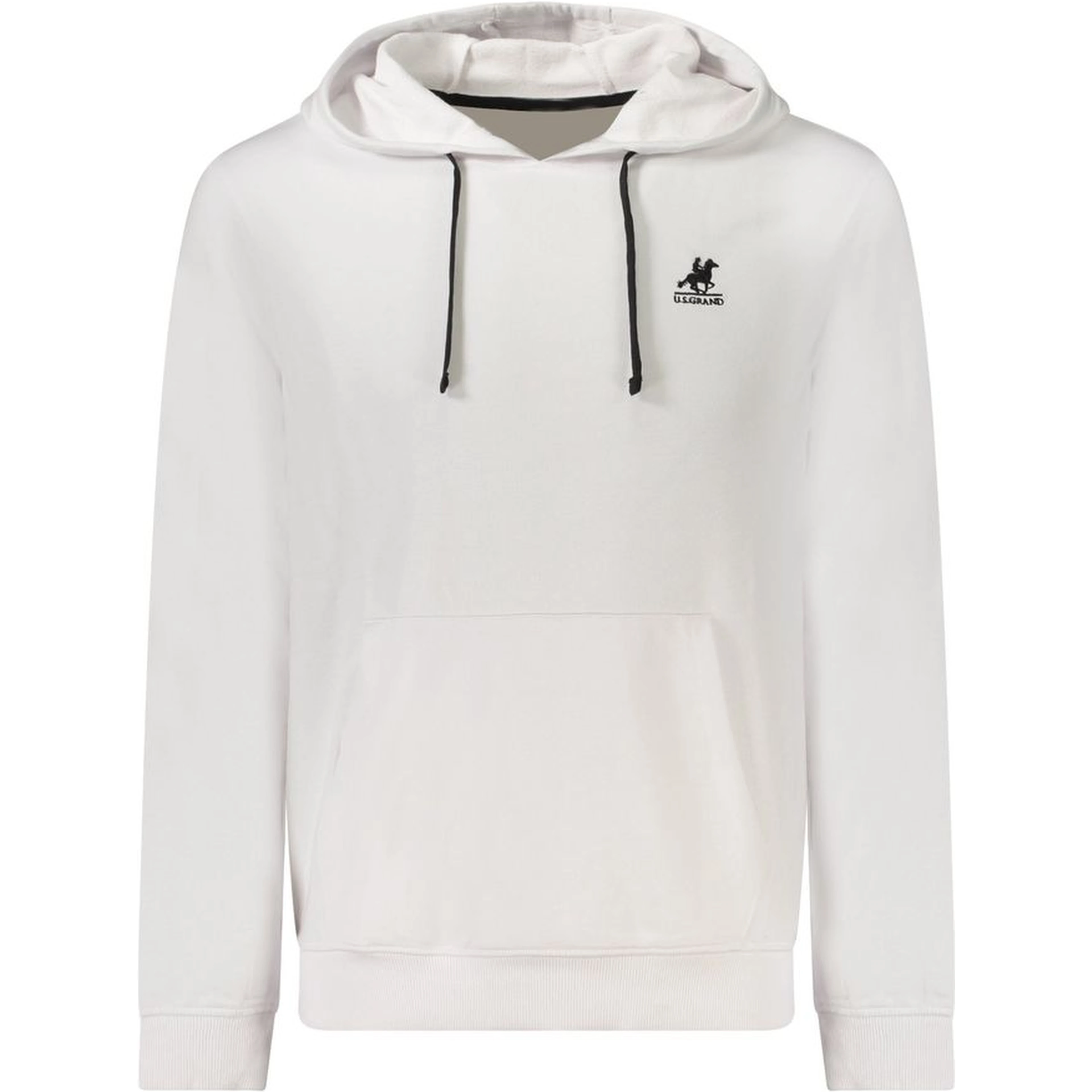 White Cotton Men Sweatshirt