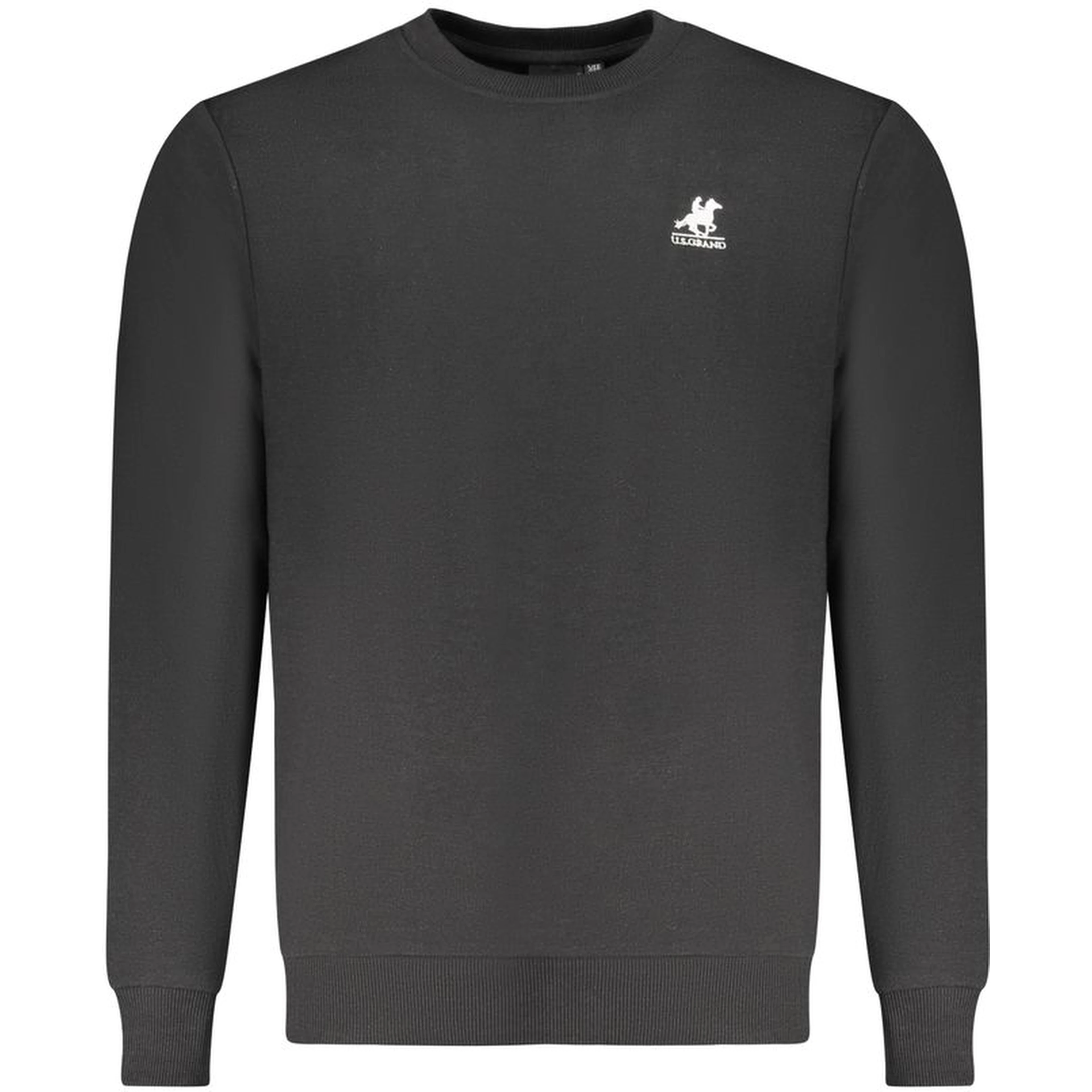 Black Cotton Men's Sweatshirt
