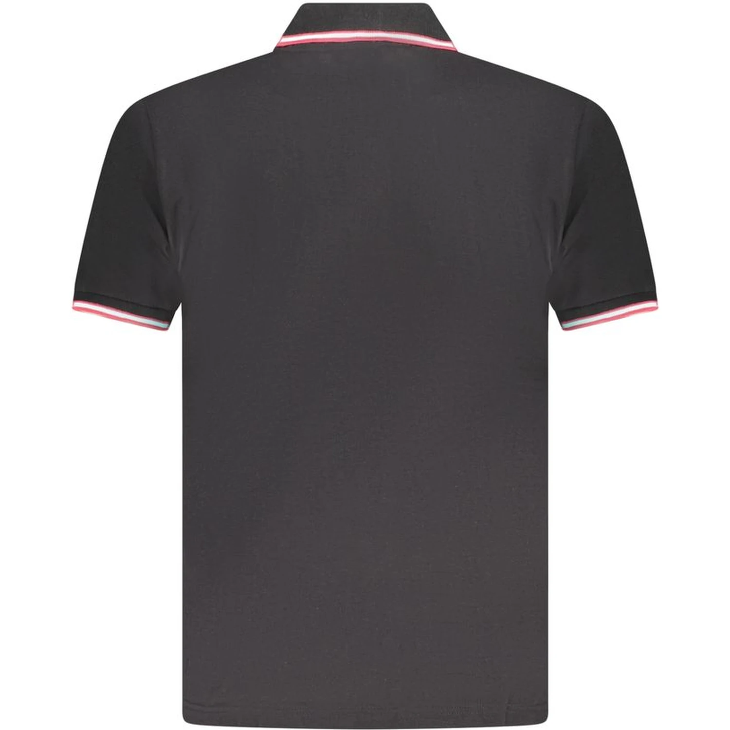 Black Cotton Mens Polo Shirt