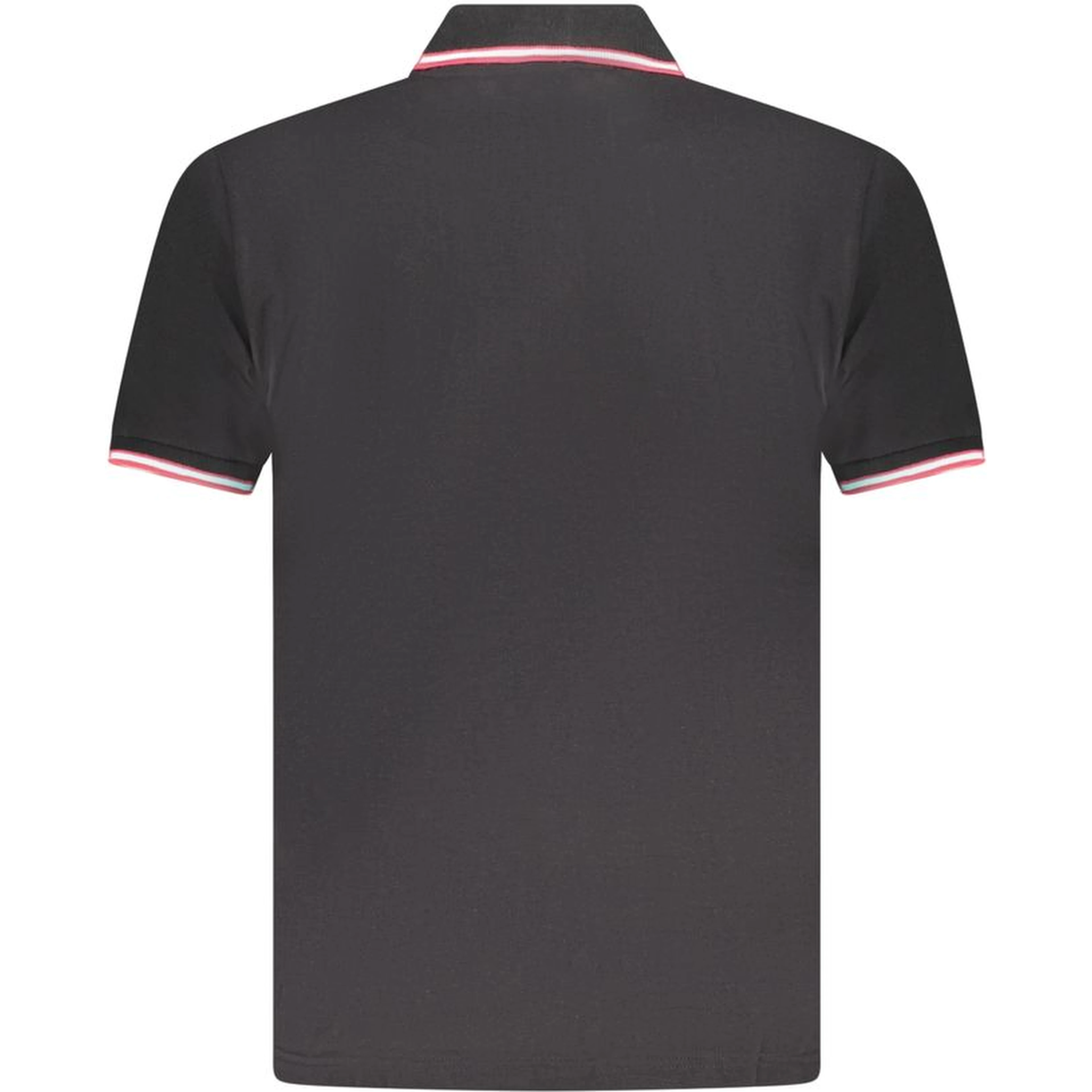 Black Cotton Mens Polo Shirt