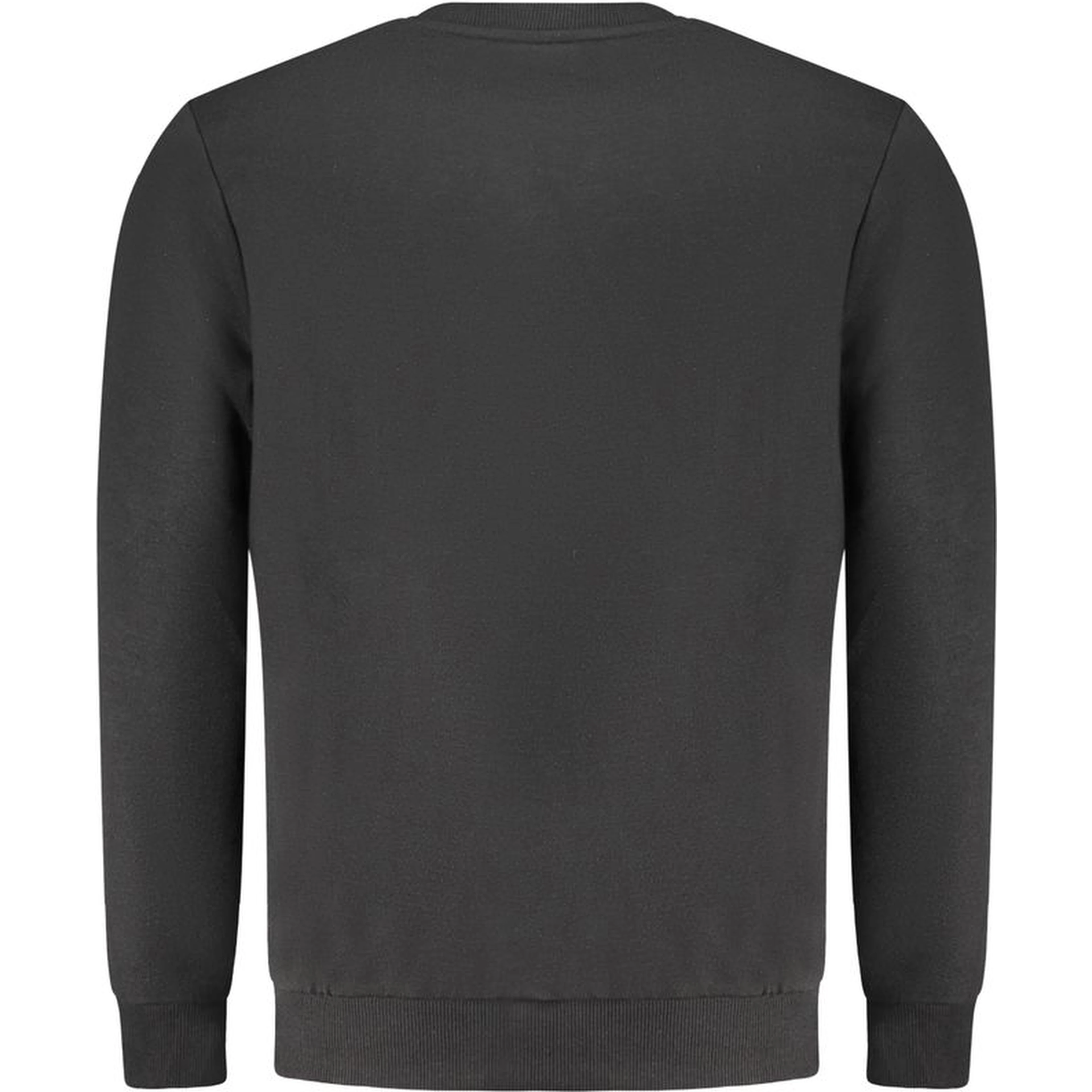 Black Cotton Men's Sweatshirt