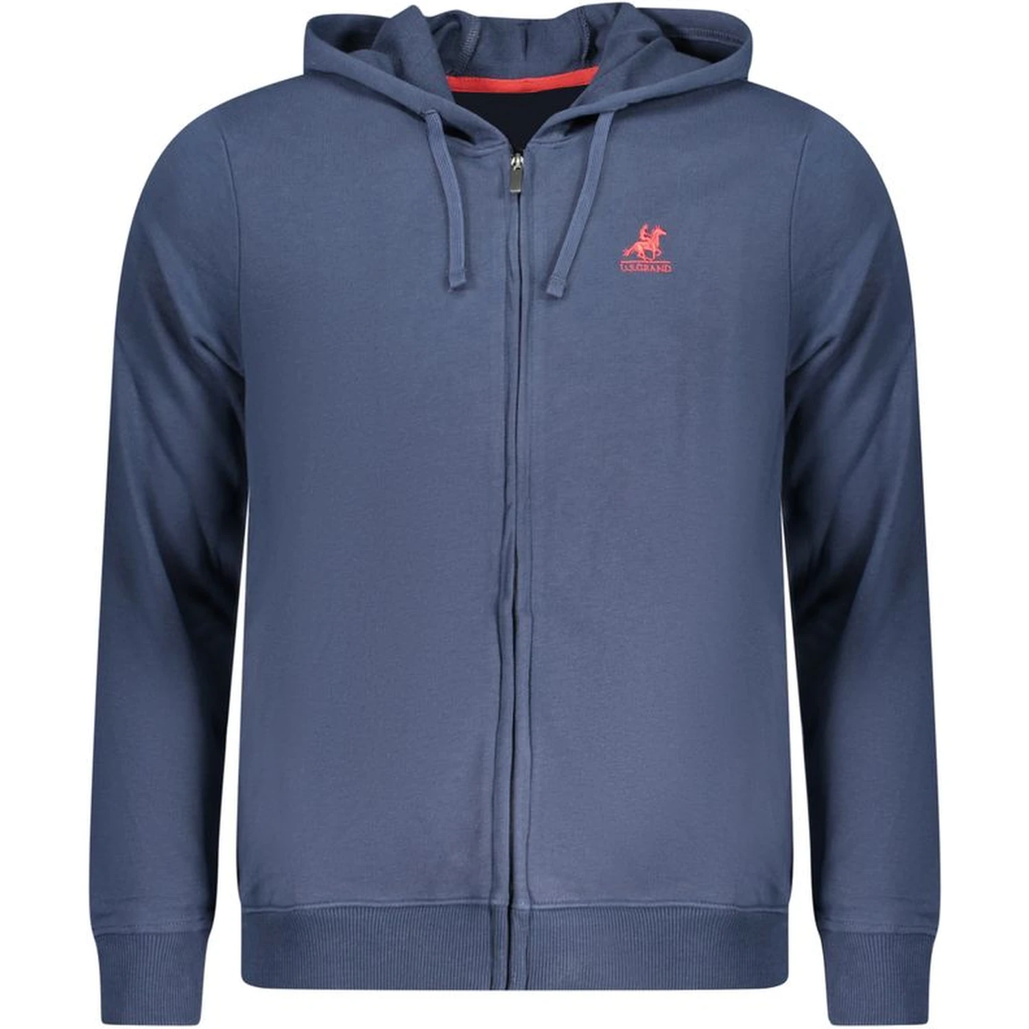 Blue Cotton Men Sweatshirt