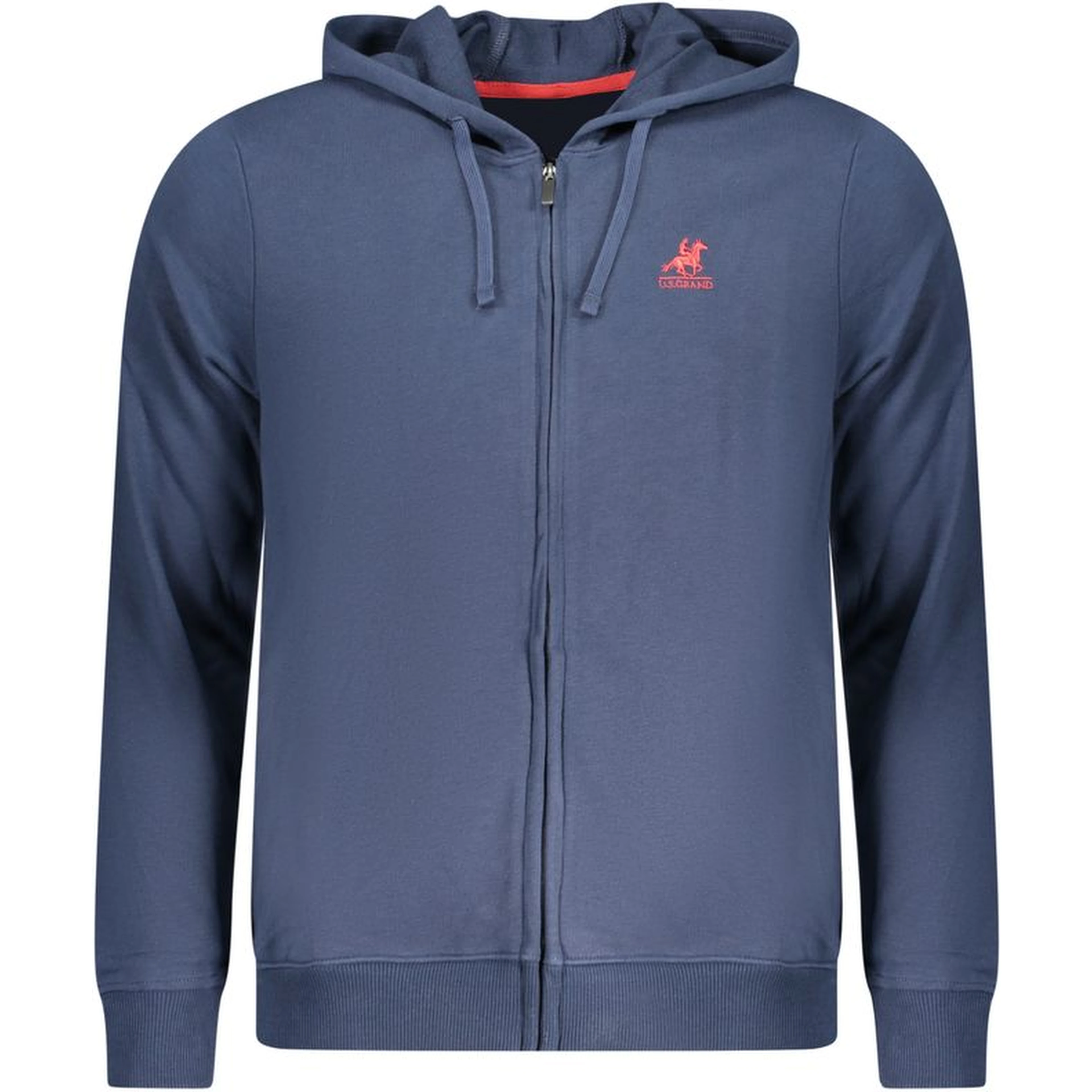 Blue Cotton Men Sweatshirt
