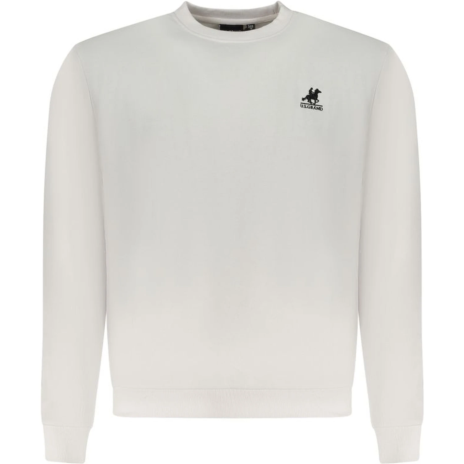White Cotton Men Sweatshirt