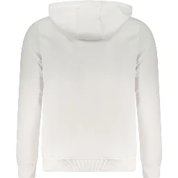 White Cotton Men's Hoodie