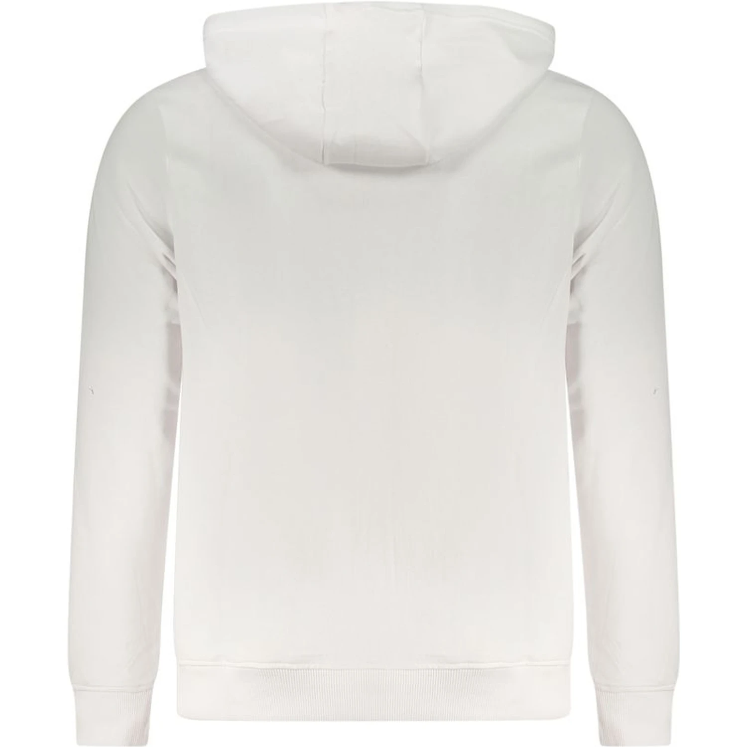 White Cotton Men's Hoodie