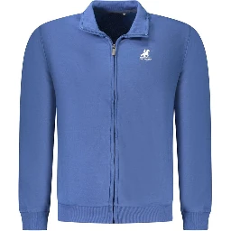 Blue Cotton Men's Sweatshirt