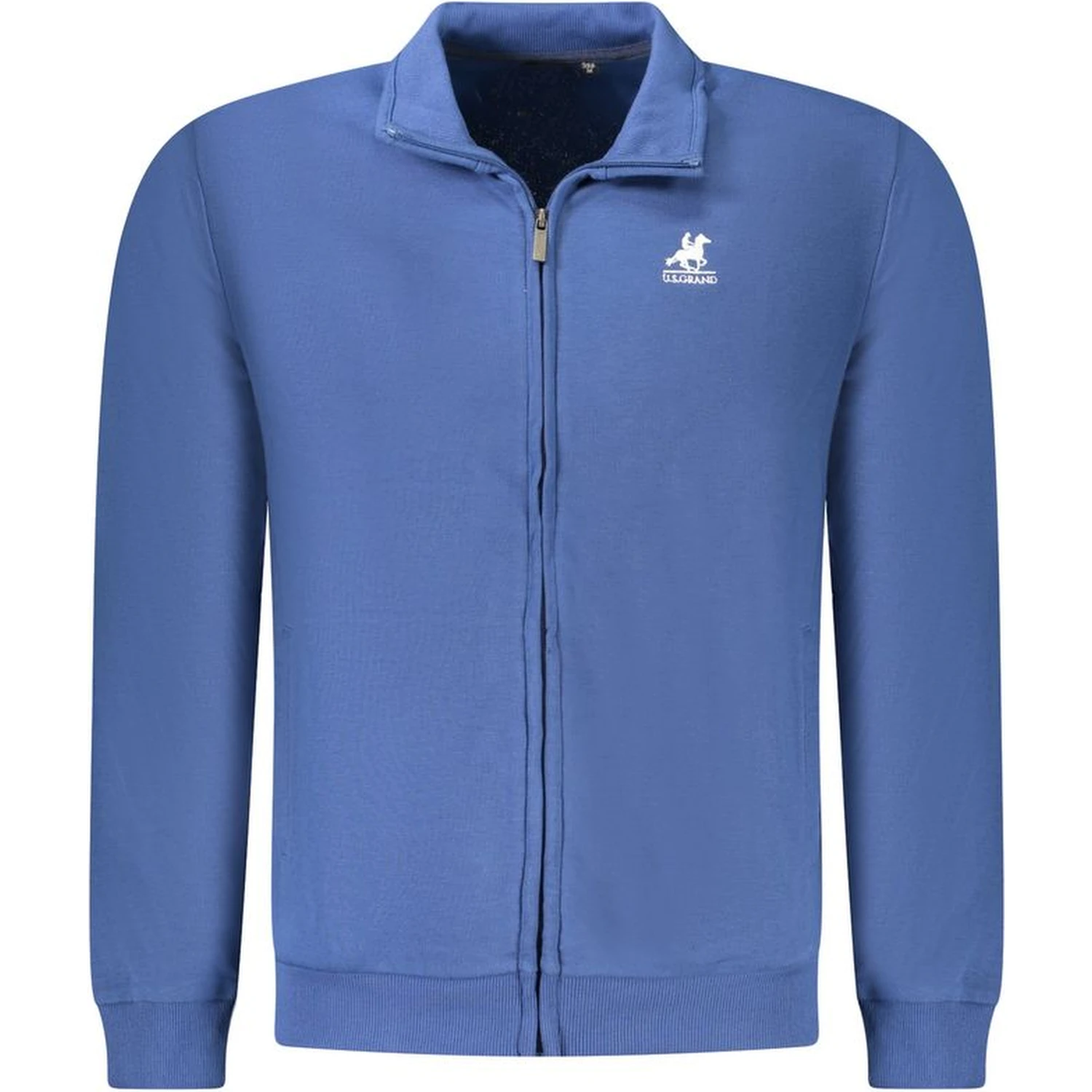 Blue Cotton Men's Sweatshirt