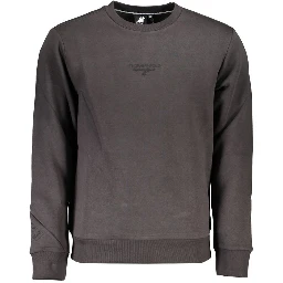 Gray Cotton Men Sweatshirt