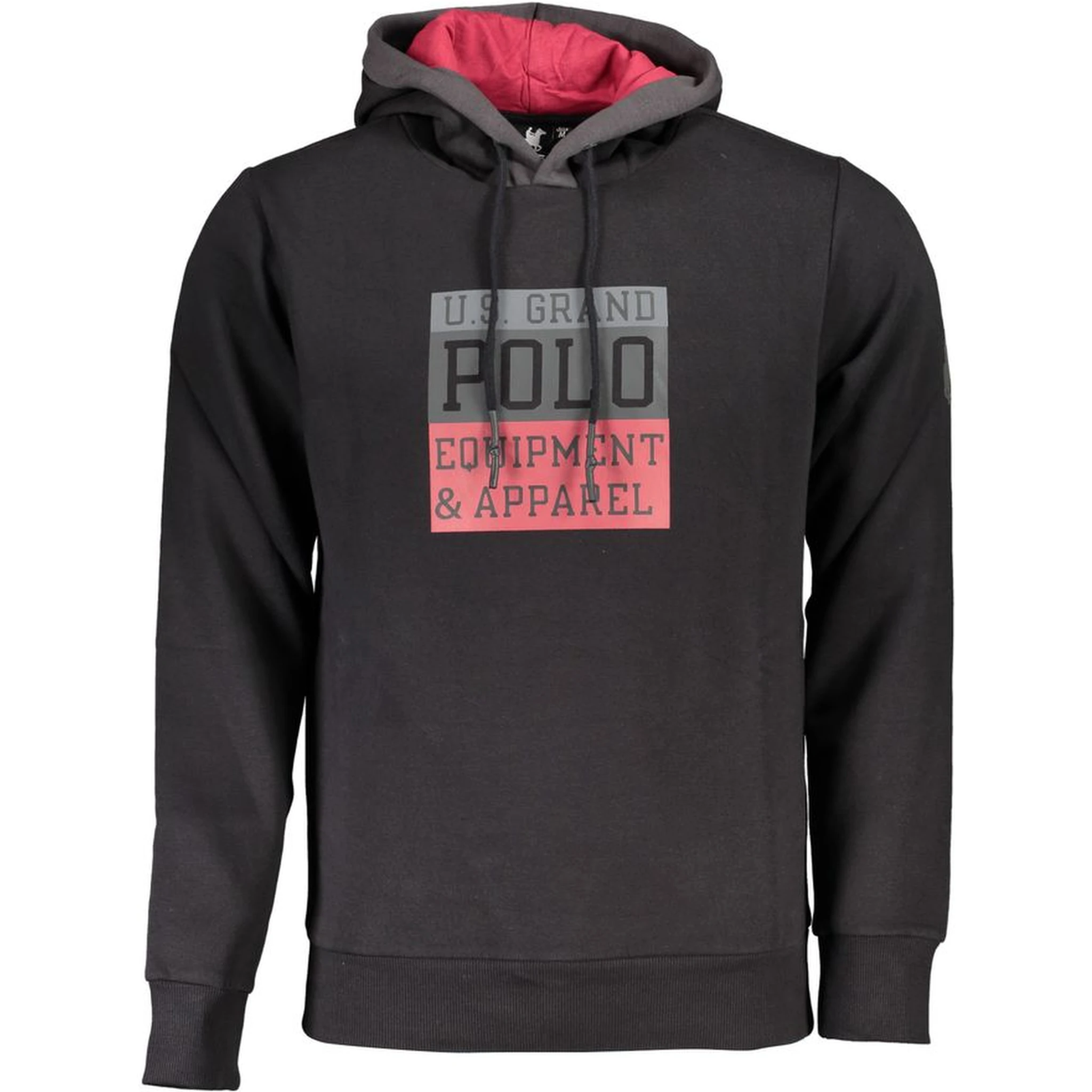 Black Cotton Men's Sweatshirt