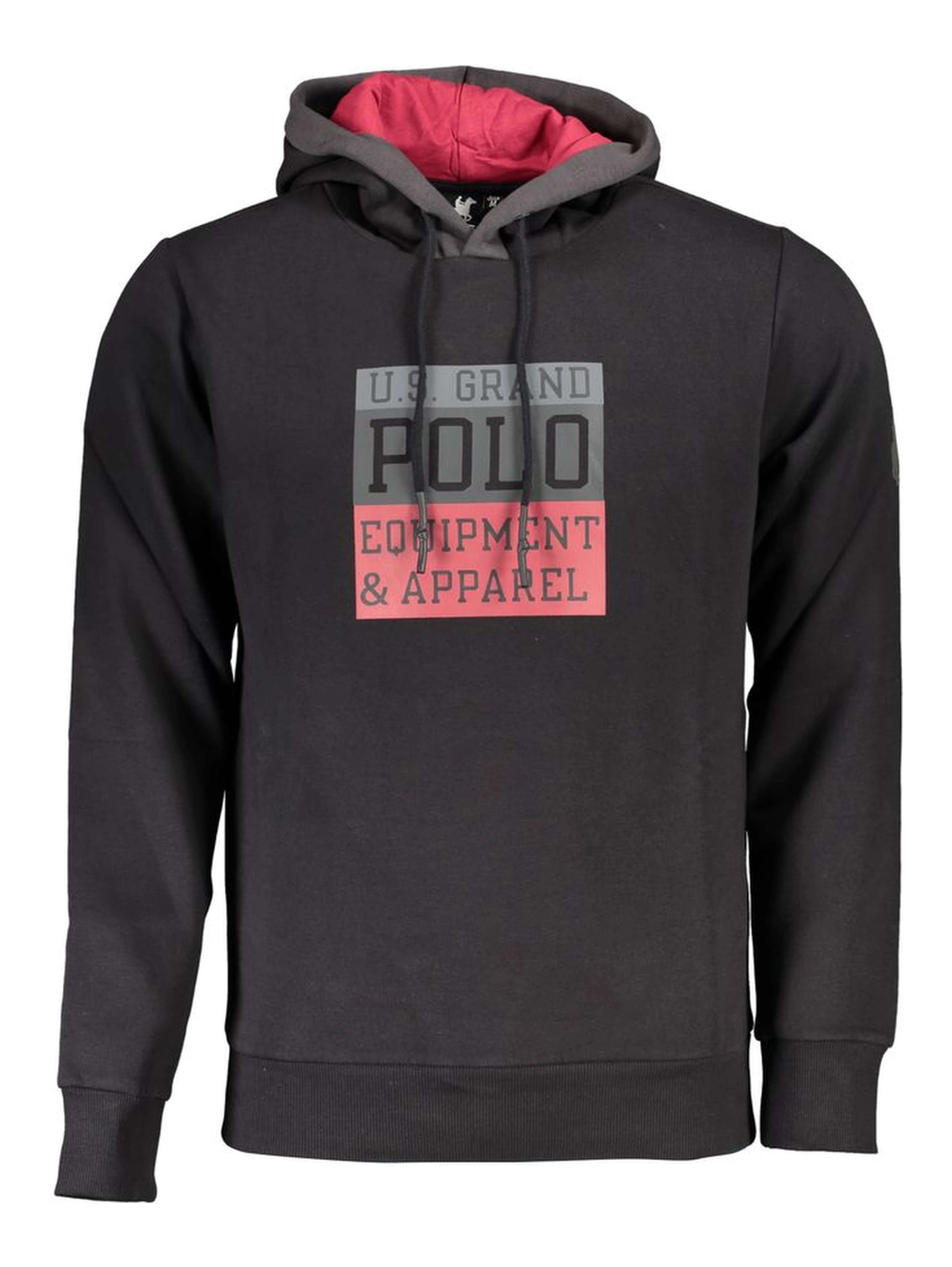Black Cotton Men's Sweatshirt