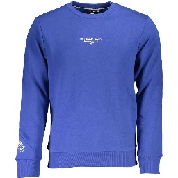 Blue Cotton Men's Sweatshirt
