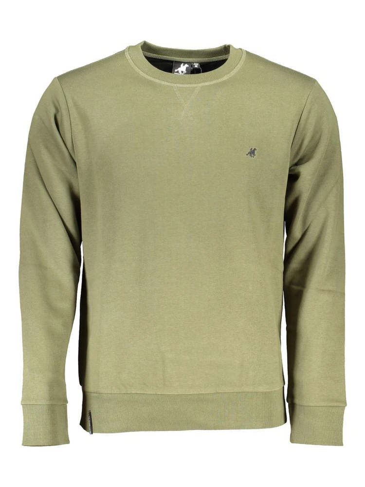 Blue Cotton Men Sweatshirt