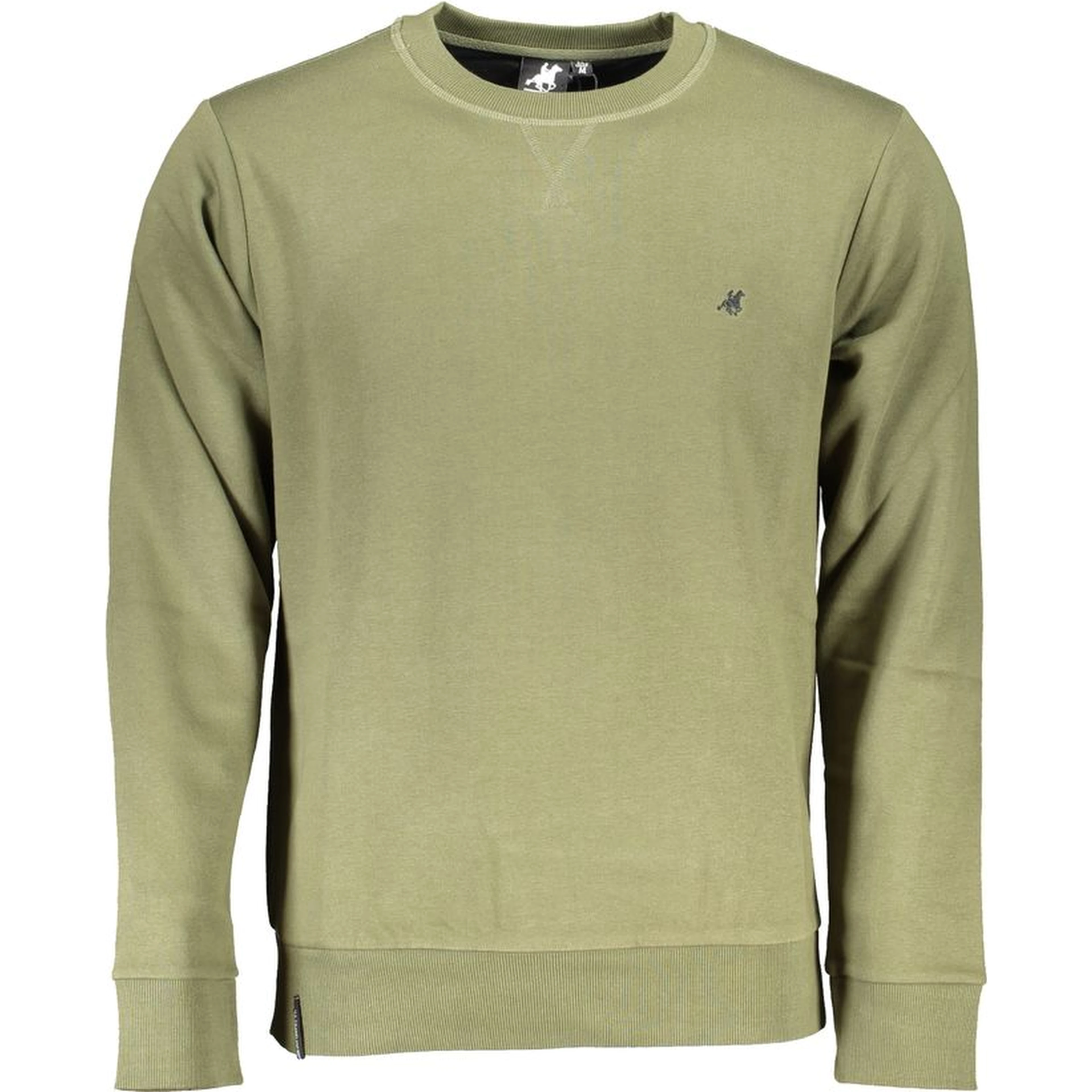 Blue Cotton Men Sweatshirt