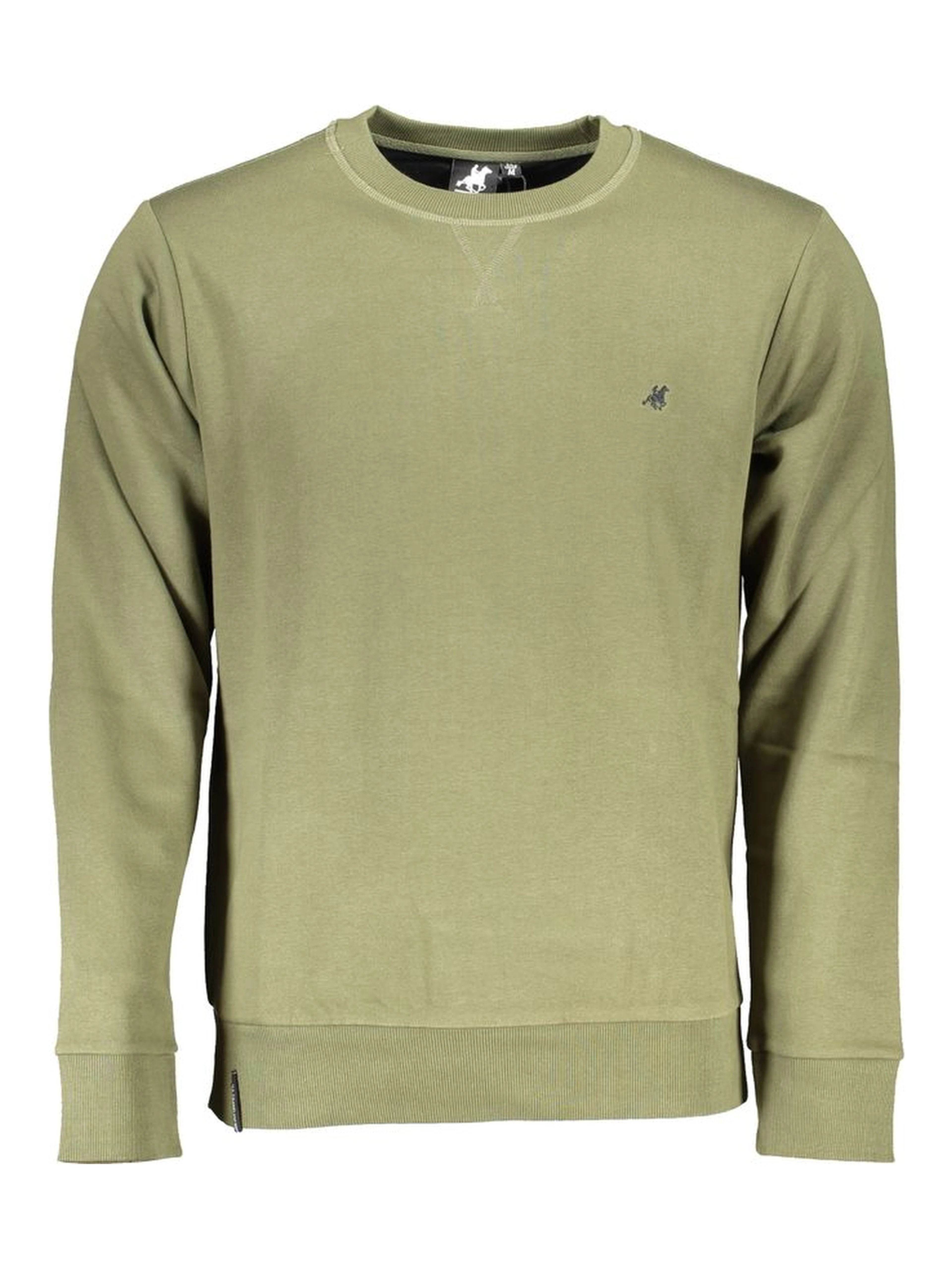 Blue Cotton Men Sweatshirt