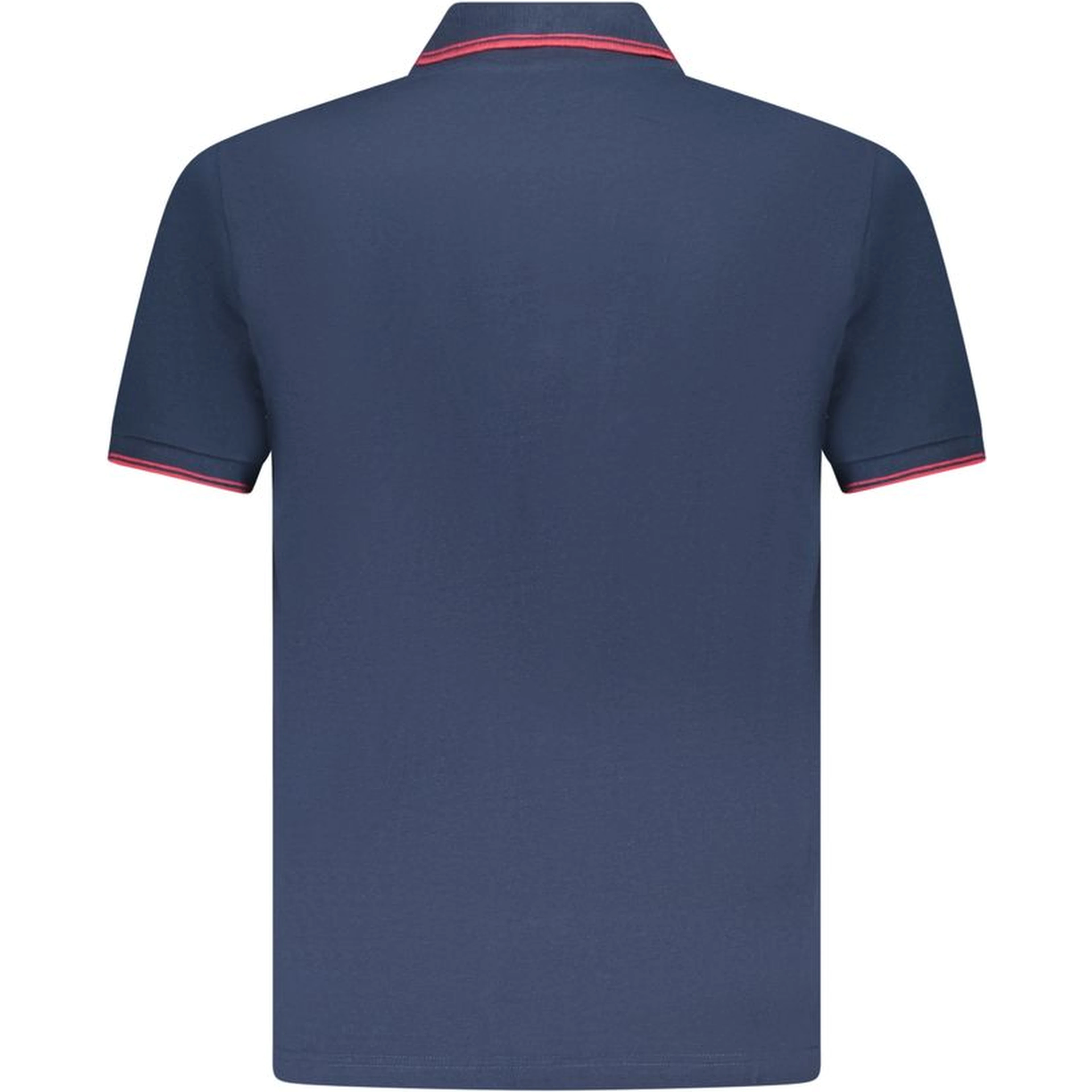 Blue Cotton Mens Polo Shirt