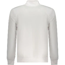White Cotton Men's Sweatshirt