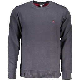 Blue Cotton Men's Sweatshirt