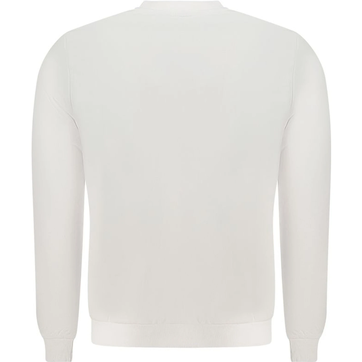 White Cotton Men Sweatshirt