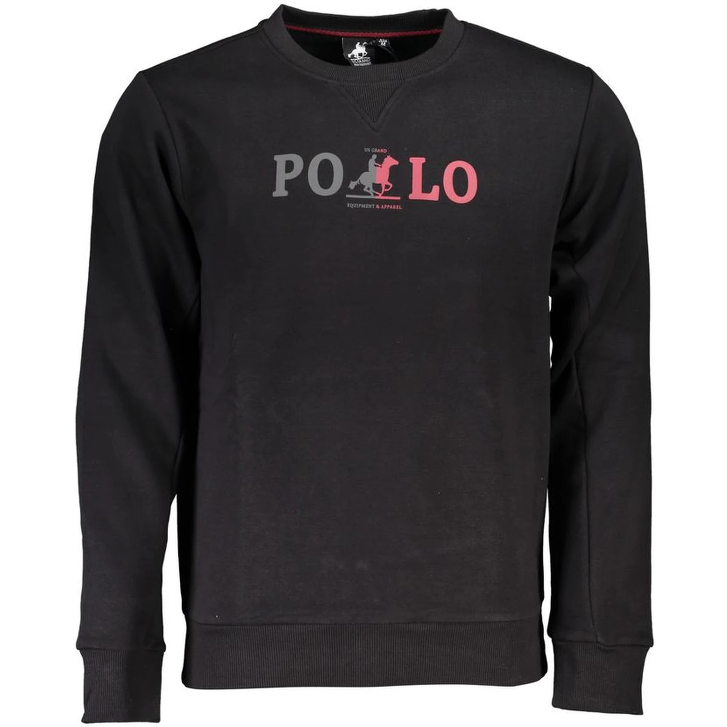 Black Cotton Men's Sweatshirt