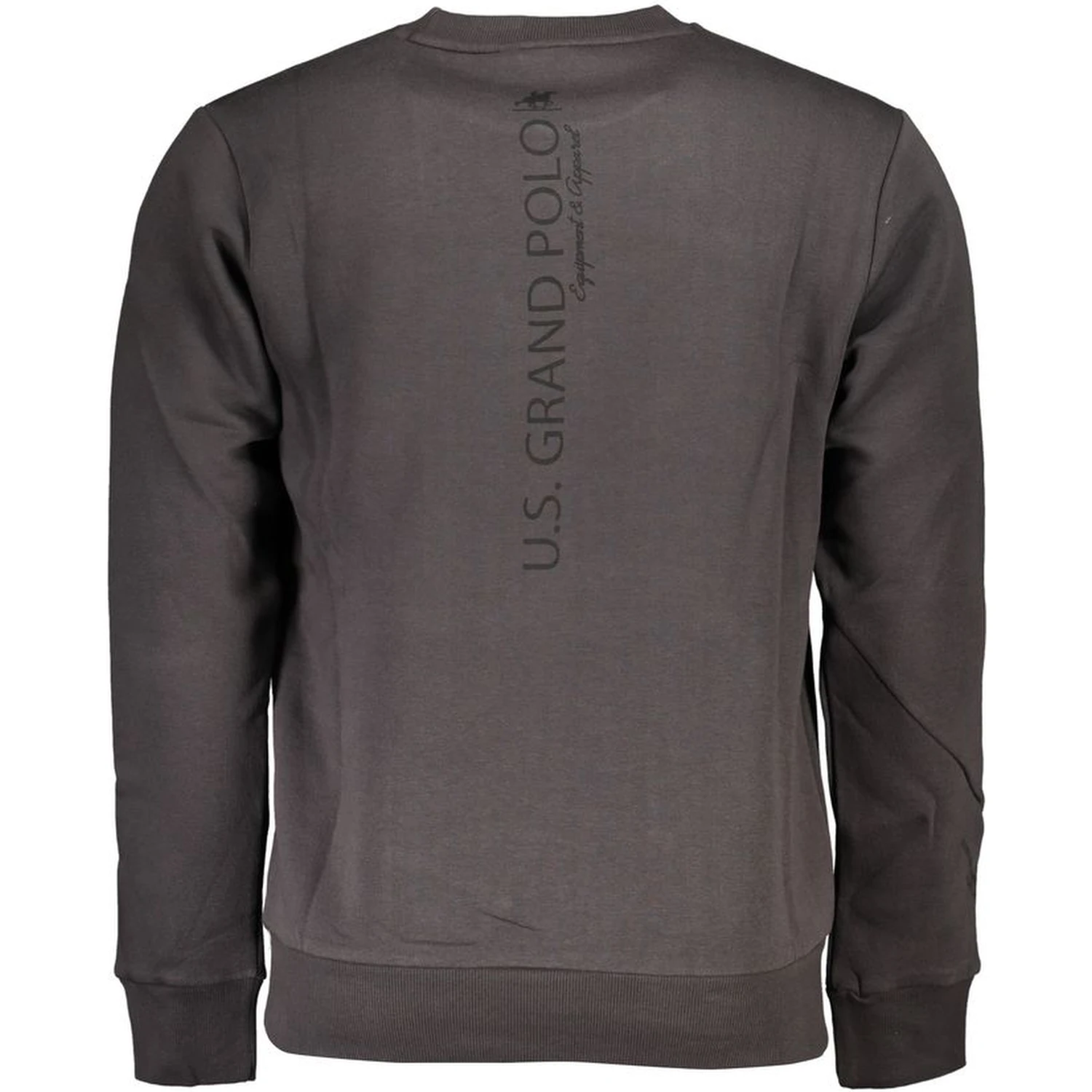 Gray Cotton Men Sweatshirt