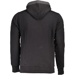 Black Cotton Men's Sweatshirt