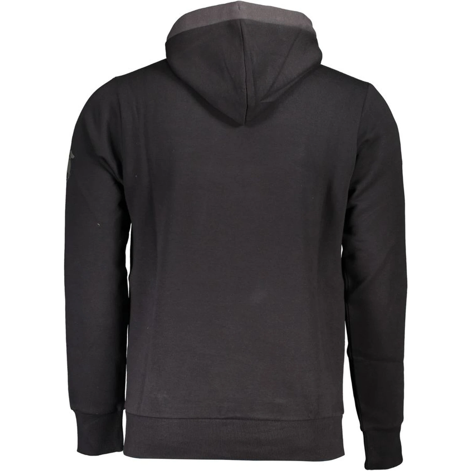Black Cotton Men's Sweatshirt
