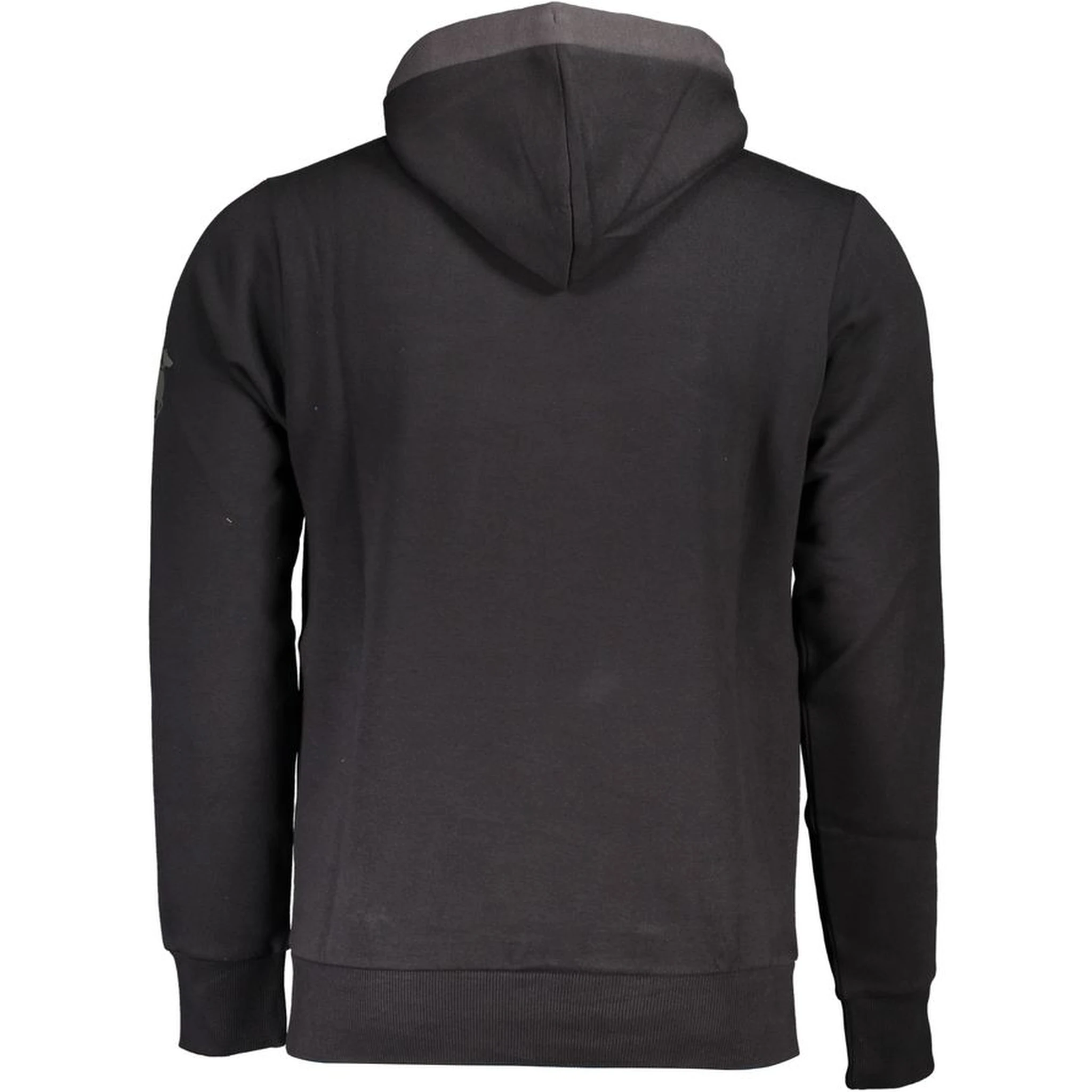 Black Cotton Men's Sweatshirt