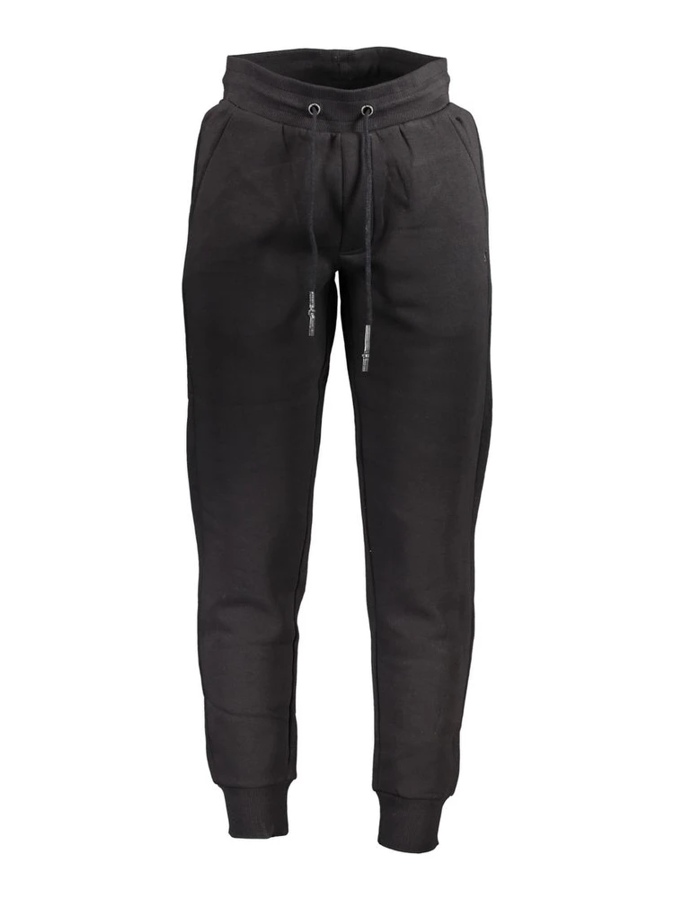 Black Cotton Joggers (Workout Pants)