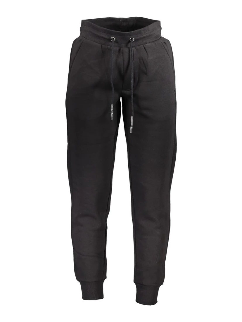Black Cotton Joggers (Workout Pants)