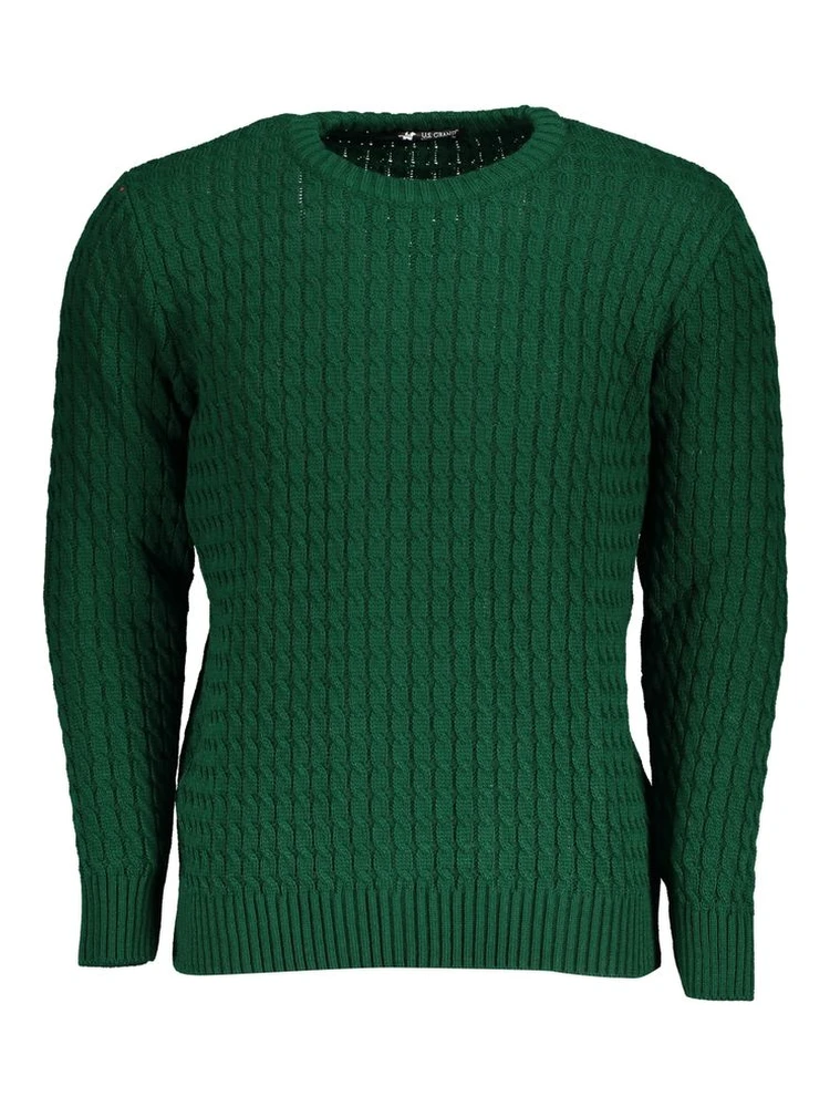 Verde Acrylic Men Sweater