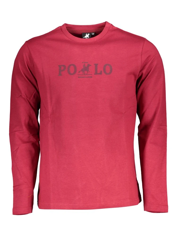 Red Cotton Men T-Shirt