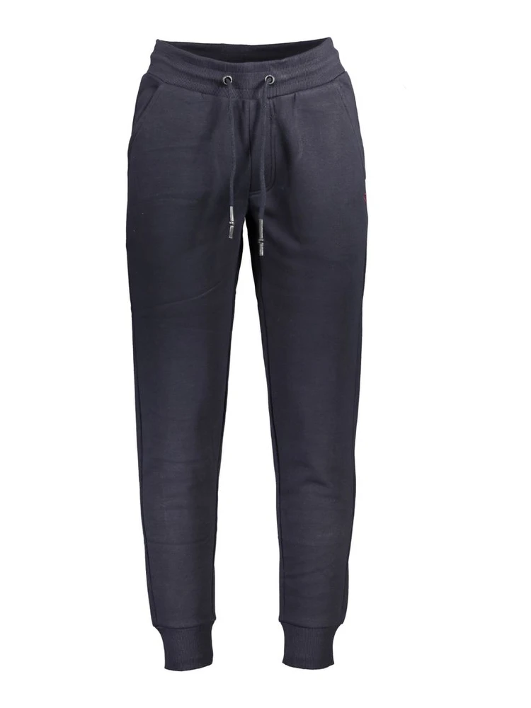 Blue Cotton Men's Sweatpant