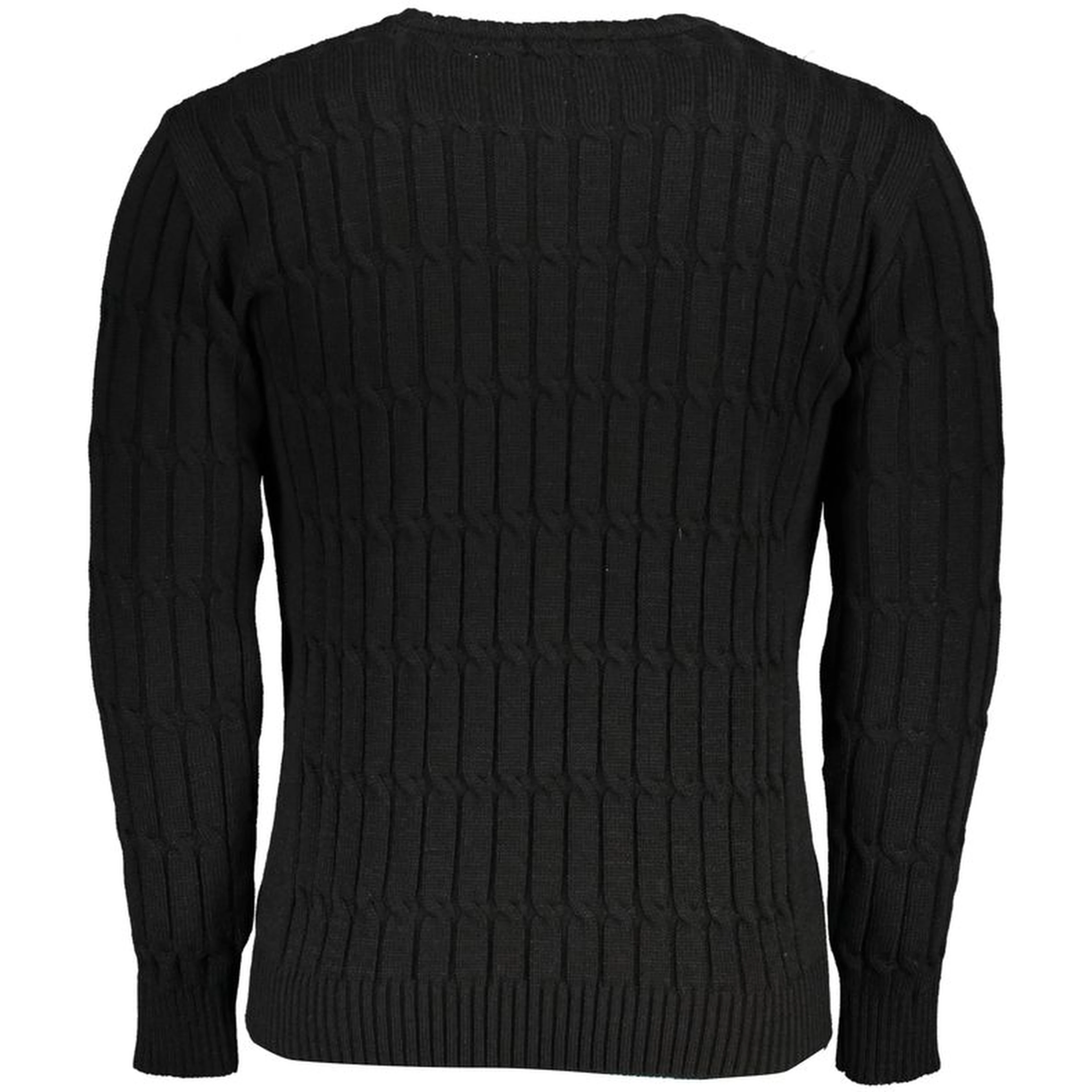 Black Acrylic Men Sweater
