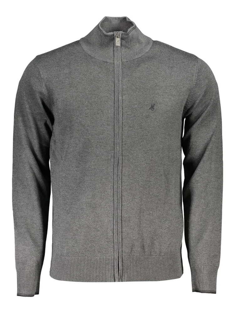 Grigio Viscosa Men Cardigan