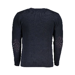 Blue Acrylic Men's Sweater