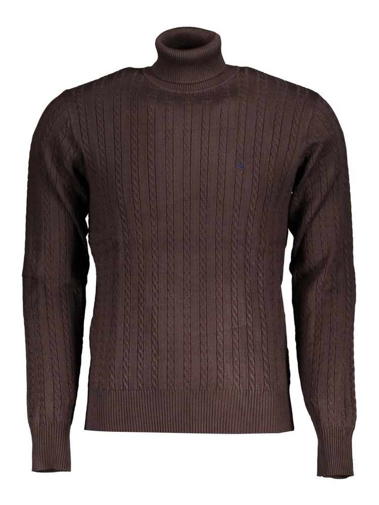 Marrone Viscosa Uomo Maglia