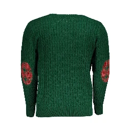 Verde Acrylic Men Sweater