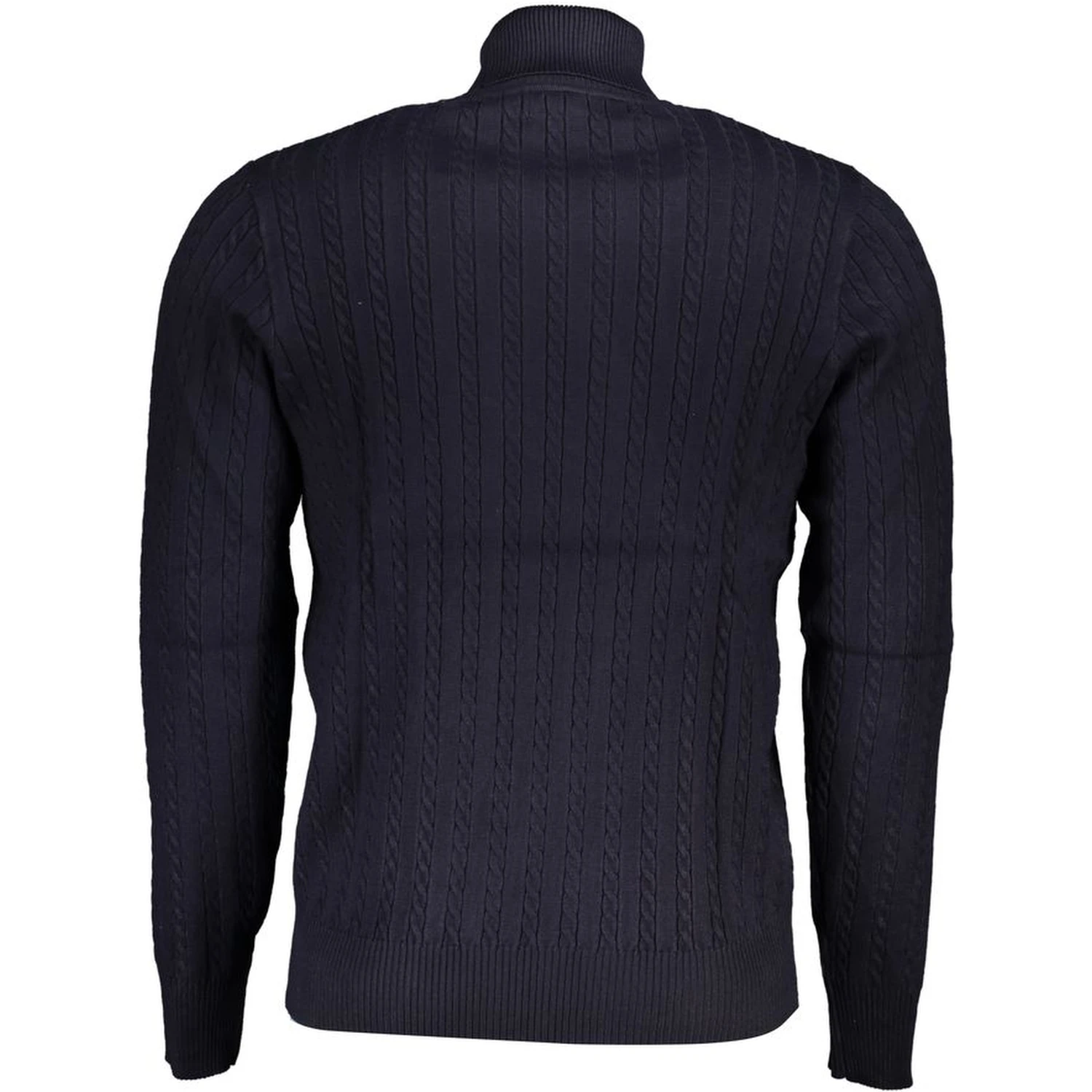 Blue Viscose Men's Sweater