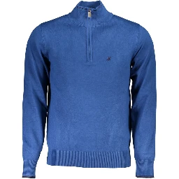 Blue Nylon Sweatshirt