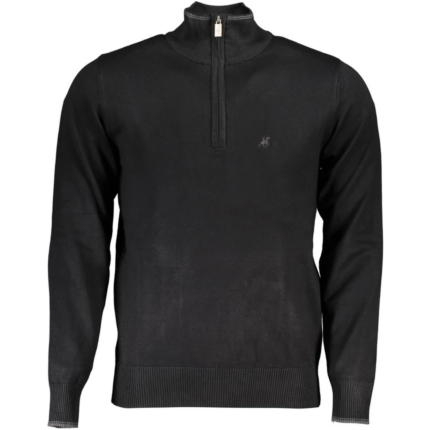 Black Nylon Sweatshirt